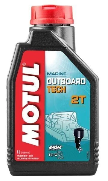 MOTUL OUTBOARD TECH 2T Не подлежит классификации по SAE Масло моторное, Полусинтетическое, 1 л  #1