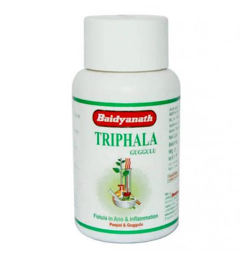 Трифала Гуггул Байдьянатх (Triphala Guggulu Baidyanath) для очищения от токсинов, снижения холестерина, #1