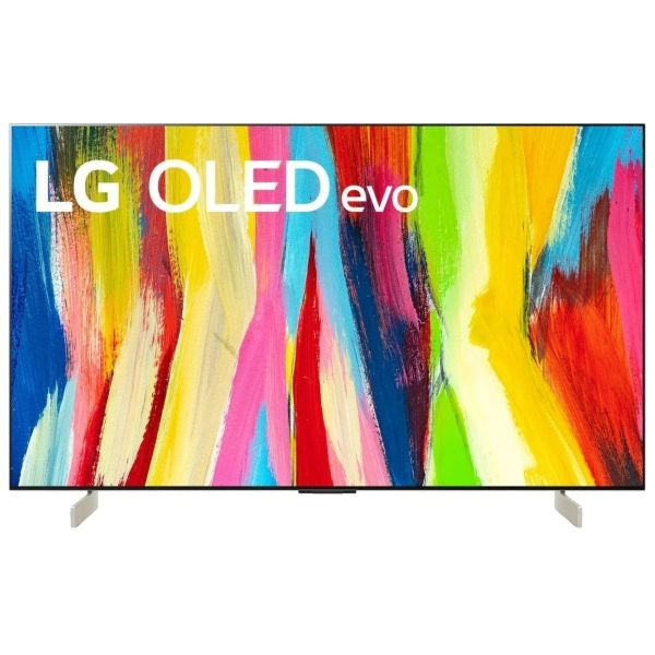 LG Телевизор OLED42C2 42" 4K UHD, бежевый #1