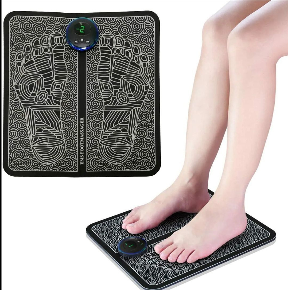 Стимулирующий массажный коврик Goodly EMS Foot Massager для ног, миостимулятор для стоп и физиотерапий, #1