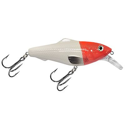 Воблер для рыбалки AQUA M-2 (new) 75mm, вес - 12г, цвет 016 (red head), 1 штука  #1