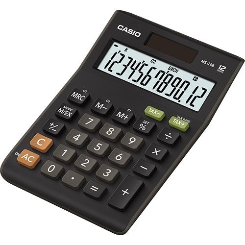 Калькулятор настольный CASIO MS-20B-S-EC #1