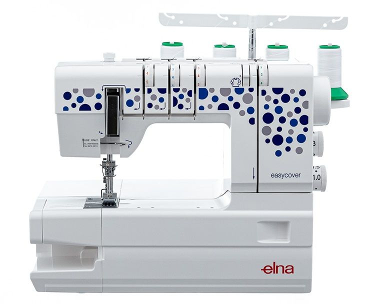 Распошивальная машина Elna EASYCOVER / Плоскошовная машинка Janome 7 программ / Профессиональное швейное #1