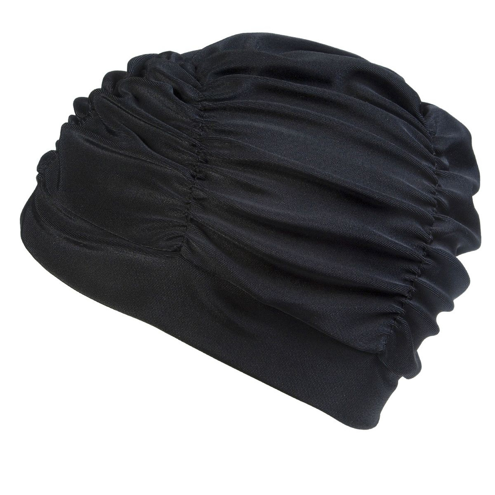 Тканевая шапочка для плавания / бассейна SwimRoom "Womens Cap", взрослая, цвет черный  #1