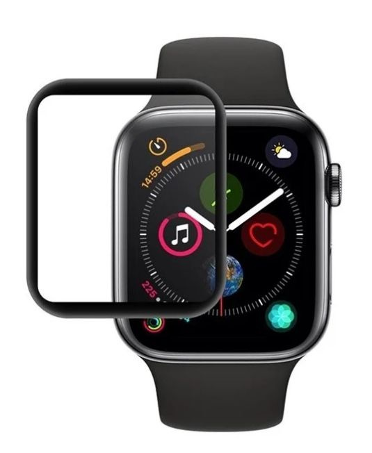 Защитное стекло 3D для Apple Watch ULTRA, 49mm, прозрачное, керамическое  #1