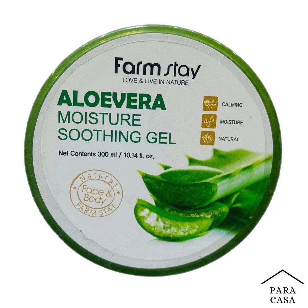 Гель с экстрактом алоэ Aloe Vera Moisture Soothing Gel FarmStay #1