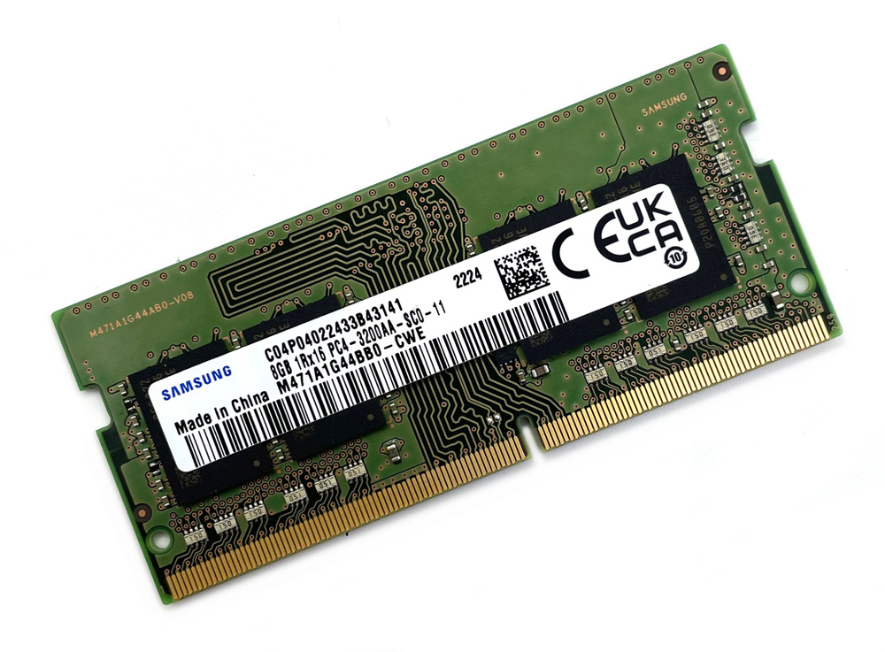 Оперативная память DDR4 8Gb 3200Mhz PC4-3200AA M471A1G44BB0-CWE SoDimm 1x8 ГБ (M471A1G44BB0-CWE)  #1