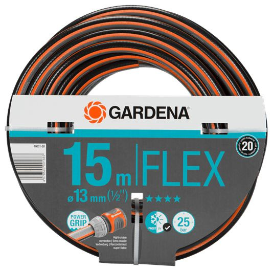 Шланг Gardena Comfort FLEX армированный с ребристым профилем 13 мм., 15 м 18031-20  #1