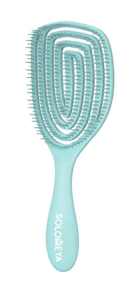 Расческа для сухих и влажных волос с ароматом жасмина Solomeya Wet Detangler Brush Oval Jasmine  #1
