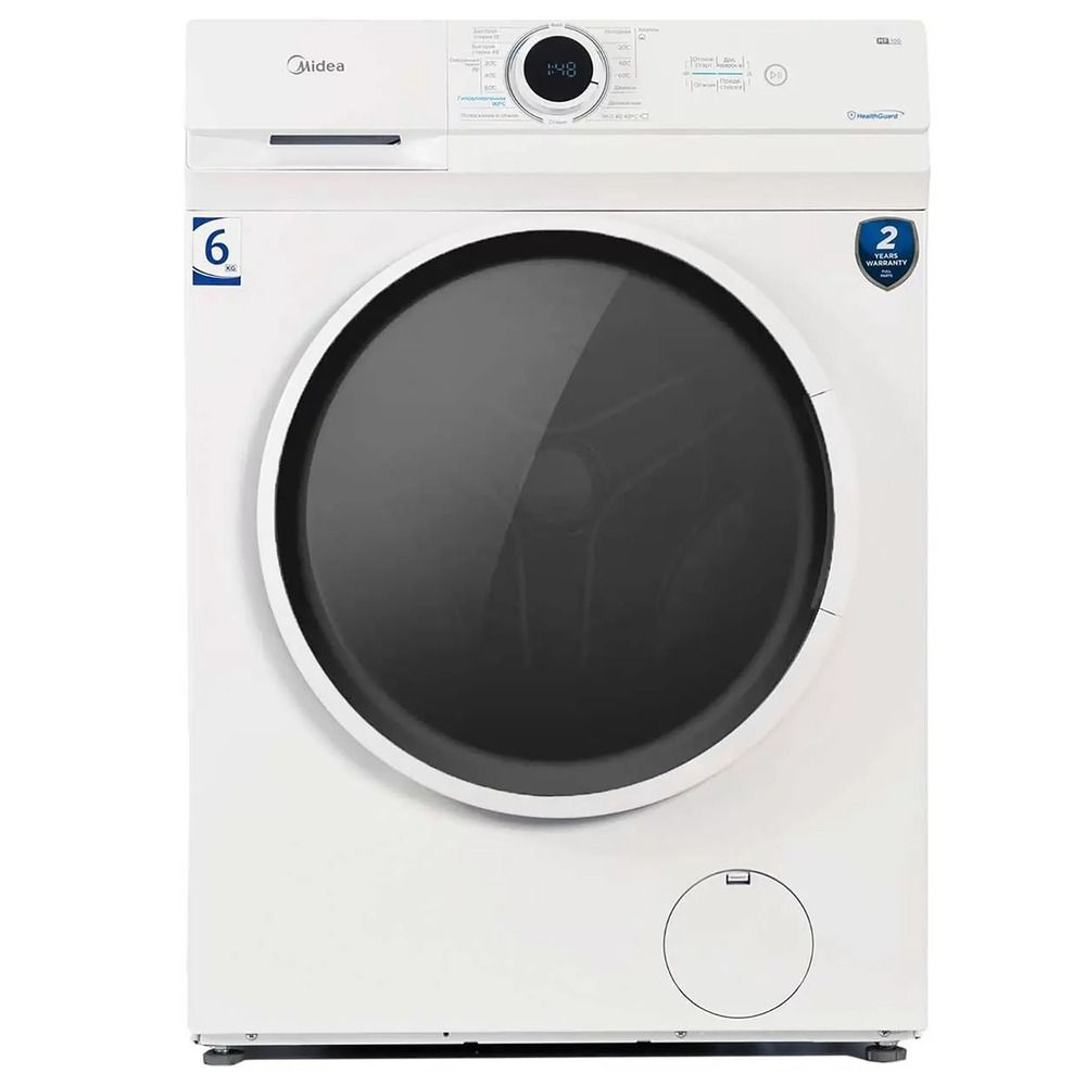 Midea Стиральная машина MF100W60, белый #1