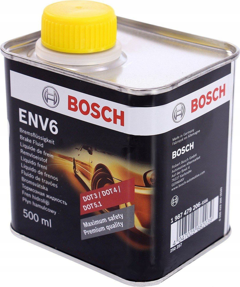 Тормозная жидкость Bosch ENV6, 0.5л #1
