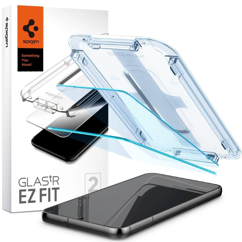 Защитное стекло SPIGEN для Galaxy S23 Plus - EZ FIT GLAS.tR - 2 шт - Прозрачный - AGL05952  #1