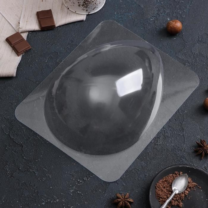 Форма для шоколада и конфет Sima-land "Яйцо", 22х16х8 см, цвет прозрачный  #1