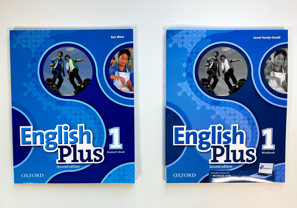 English Plus 1 Second edition, Student Book + Workbook +CD ( учебник, раб.тетрадь и диск ) | Wetz Ben #1