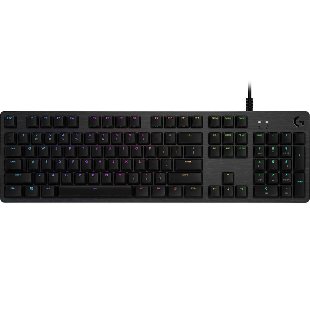 Logitech Игровая клавиатура проводная G512 Carbon GX Brown Tactile (русская раскладка), (Tactile GX Brown), #1