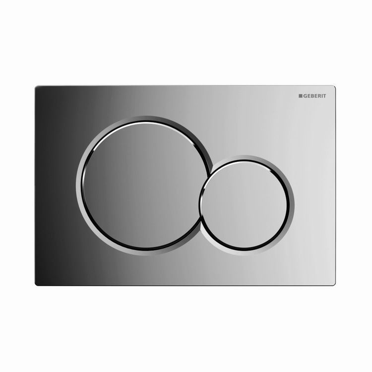 Кнопка для инсталляции GEBERIT SIGMA 01 черная матовая. Клавиша смыва ...