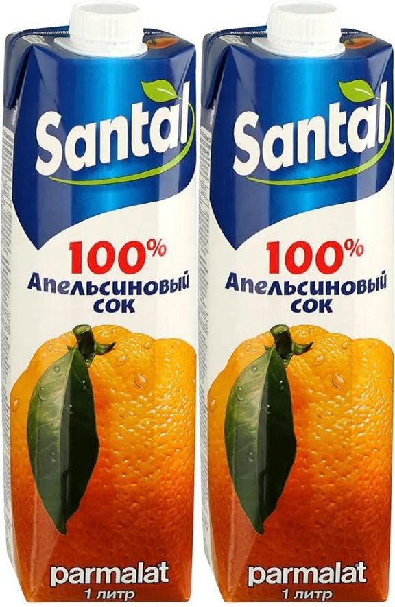 Сок Santal апельсиновый, комплект: 2 упаковки по 1 л #1