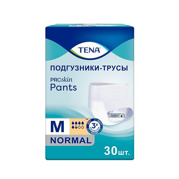 Подгузники-трусы Tena ProSkin Pants Normal Medium, объем талии 80-110 см, 30 шт.  #1