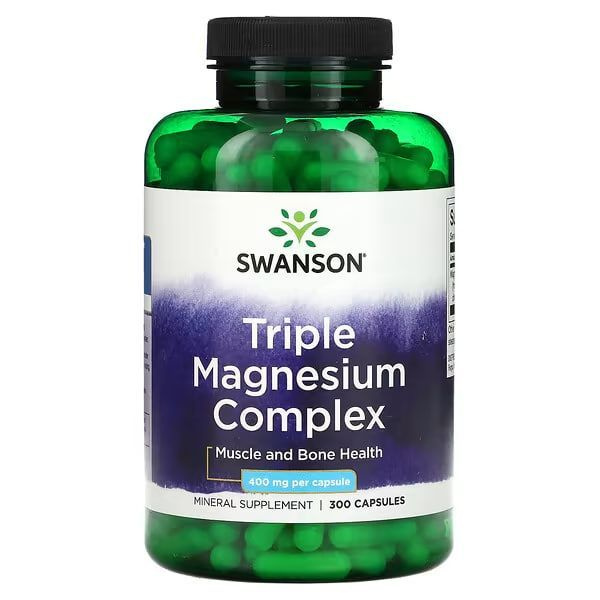 Swanson Triple Magnesium Complex 400 мг 300 капсул #1