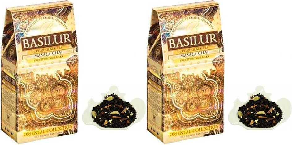 Чай черный Basilur Восточная коллекция Masala Chai листовой, комплект: 2 упаковки по 100 г  #1