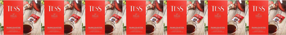 Чай ассорти Tess Tea bag collection в пакетиках 1,7 г х 60 шт, комплект: 7 упаковок по 103 г  #1