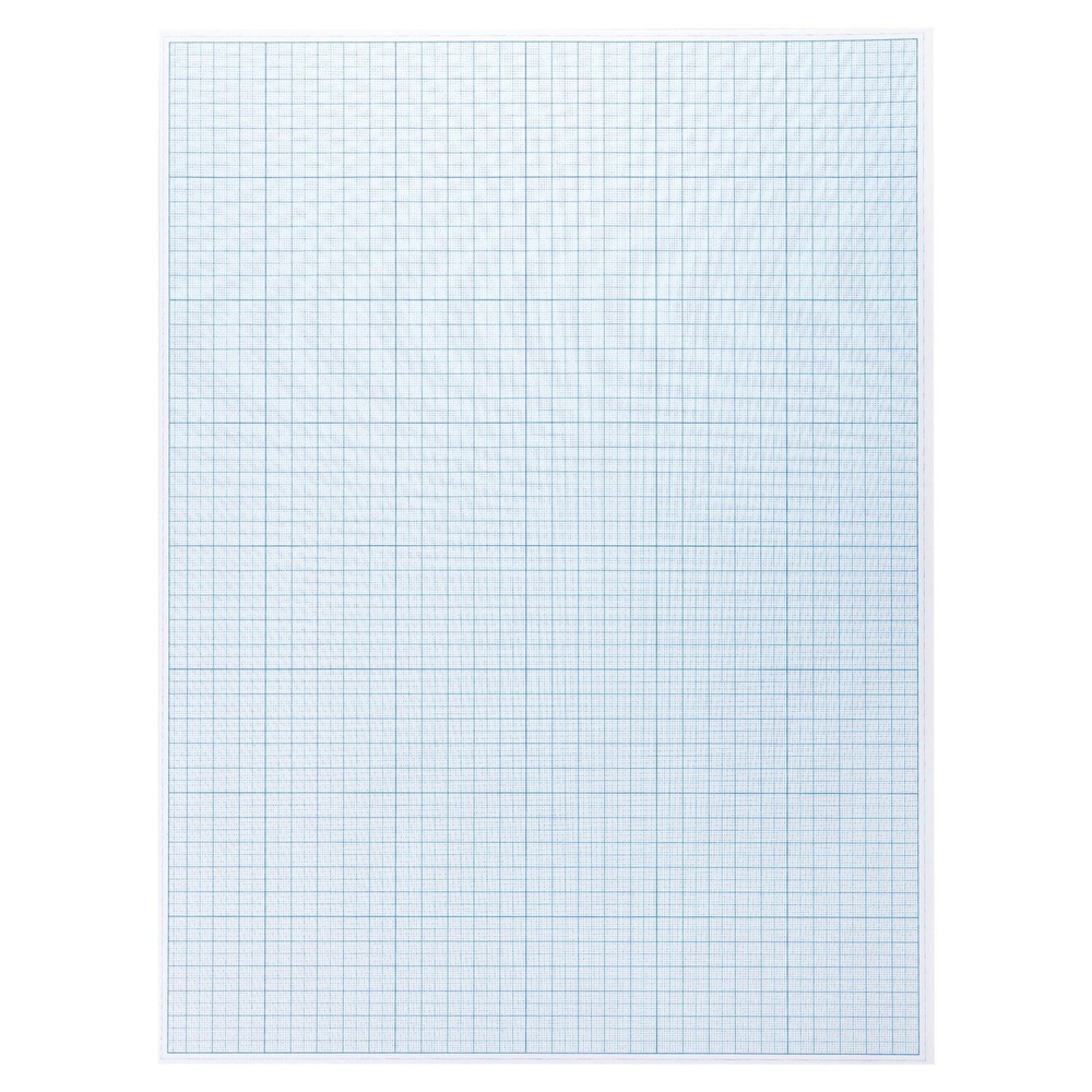Бумага масштабно-координатная Staff планшет, большой формат А3, голубая, 20 листов (113491)  #1