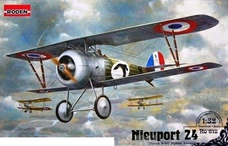 Сборная модель Roden Rod618 Самолёт Nieuport 24 #1