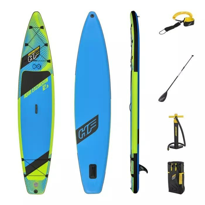 Bestway 65373 BW SUP-доска "Aqua Excursion Tech Set" 381x79x15см, насос, весло, лиш, ремнабор, сумка, #1