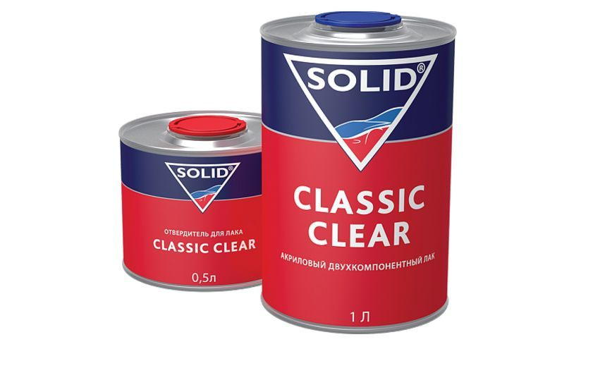 Лак SOLID CLASSIC CLEAR 1000 мл + отвердитель 500 мл #1