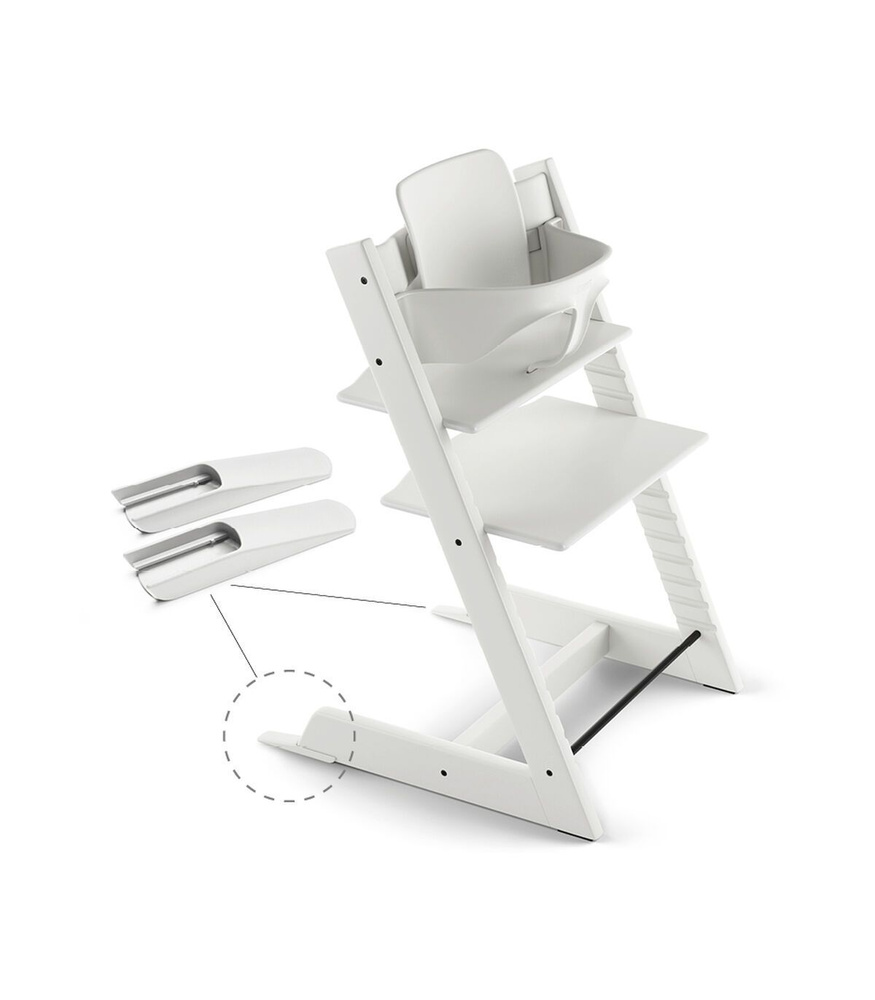 Стульчик Stokke TRIPP TRAPP White с сидением Baby Set #1