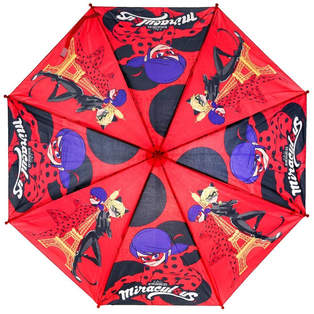 Зонт детский Играем вместе Леди Баг и Супер Кот 45см полуавтомат, со свистком  #1