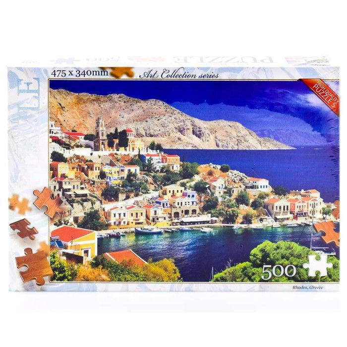 Пазлы картонные Остров Родос. Греция , 500 элементов #1