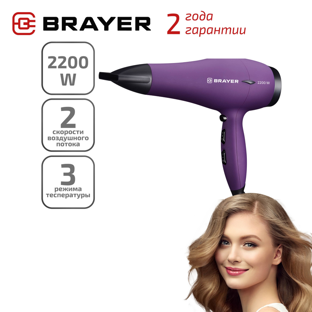 Фен для волос BRAYER BR3007 #1