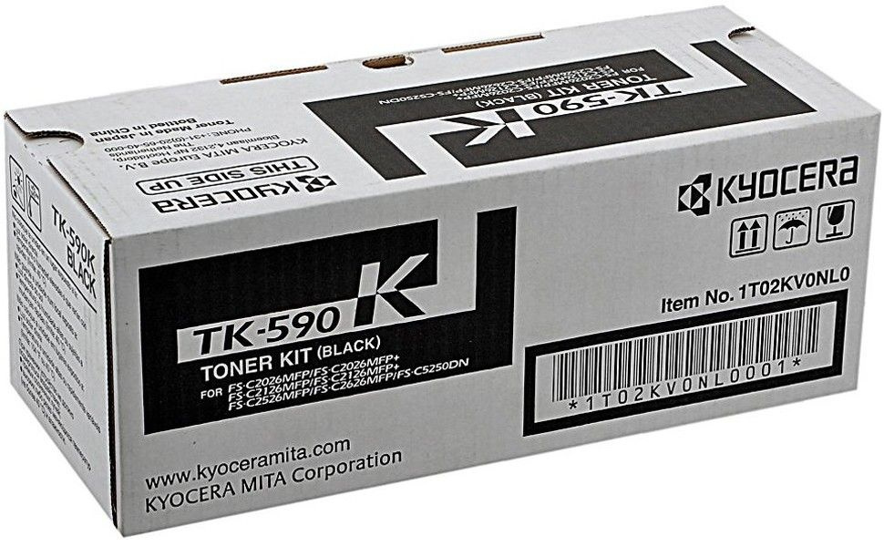 Картридж Kyocera TK-590K (1T02KV0NL0) для Kyocera FS-C2026MFP/ FS-C2126MFP/ FS-C2526MFP/ FS-C2626MFP/ #1