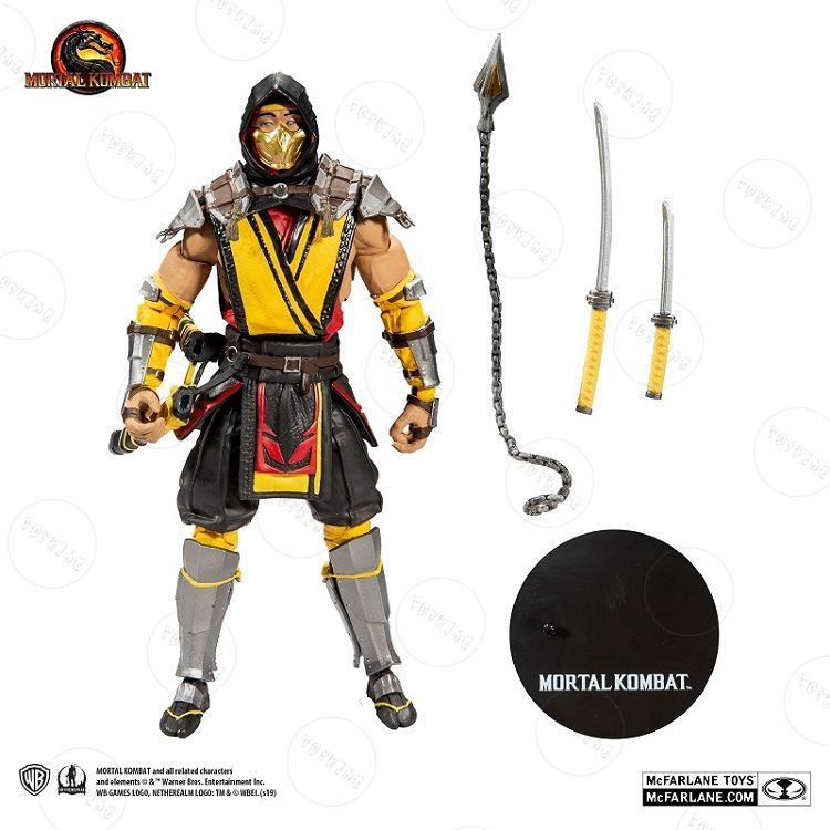 Фигурка Мортал Комбат Скорпион Mortal Kombat Scorpion фигурки 18CM ...