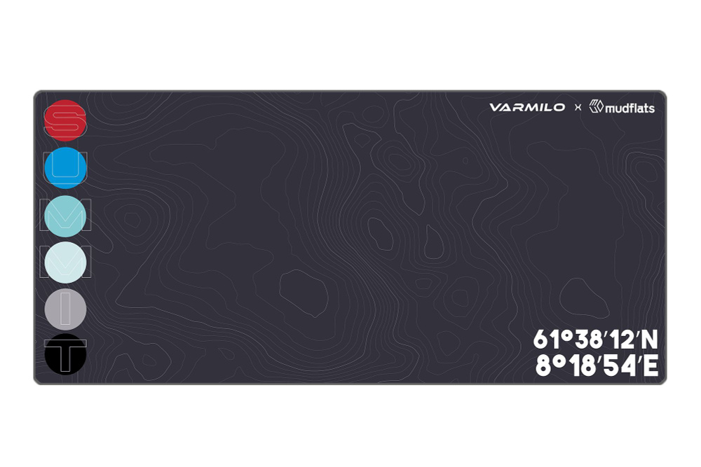 Varmilo Игровой коврик для мыши Коврик_Summit, XL, черный #1