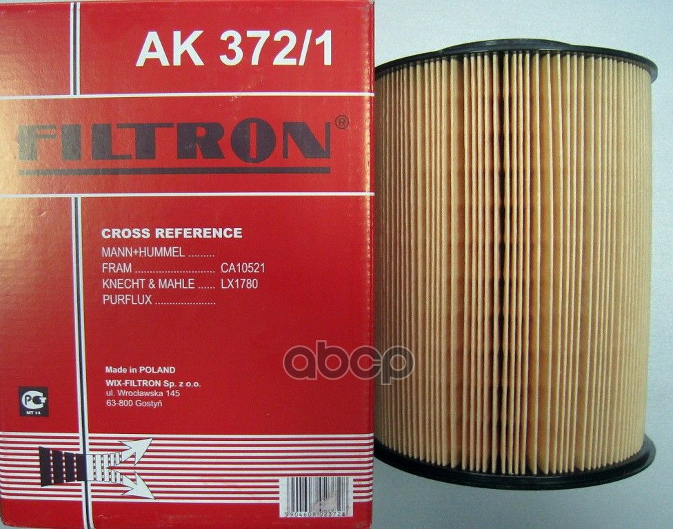 Фильтр воздушный Пылевой арт. Filtron_AK3721, 1 шт. #1