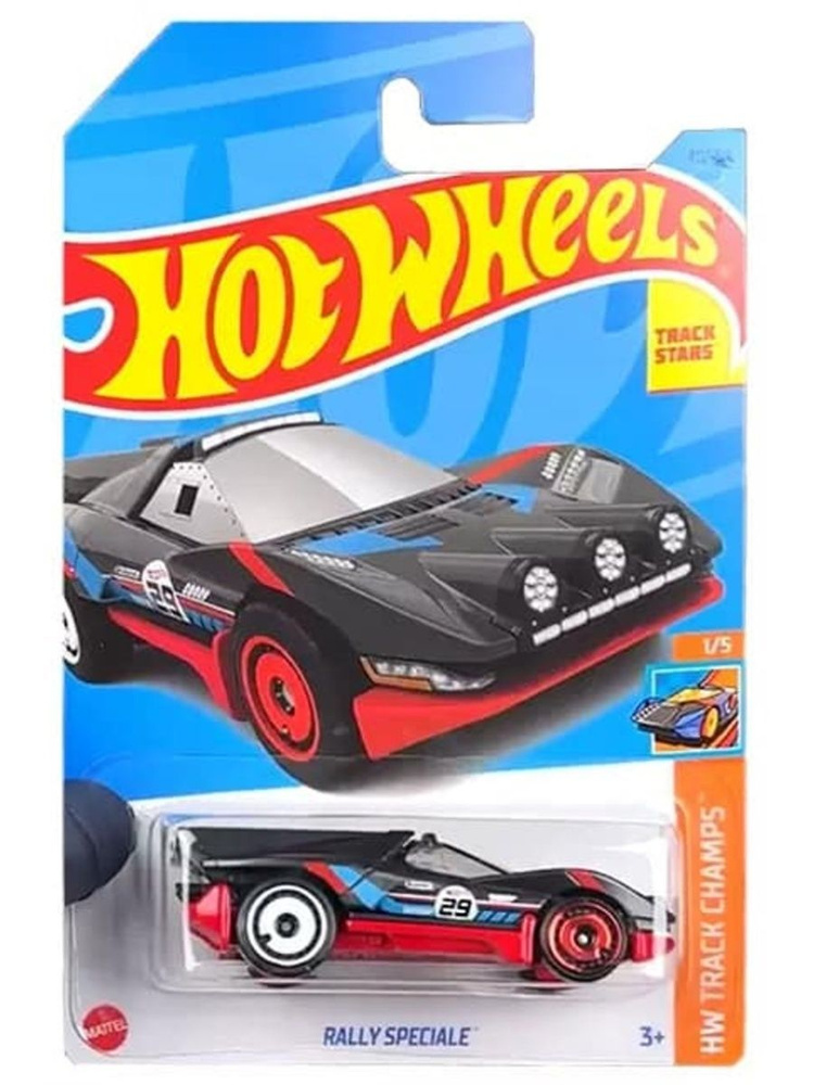 HKG29 Машинка металлическая игрушка Hot Wheels коллекционная модель RALLY SPECIALE черный  #1