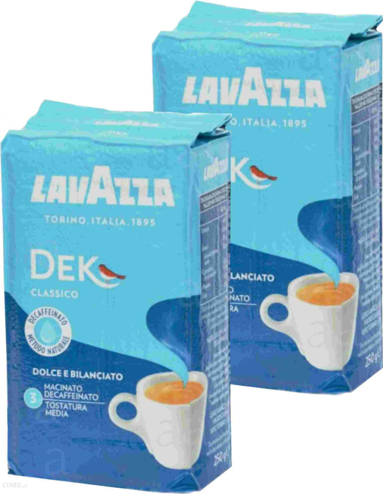 Молотый кофе без кофеина Lavazza Dec Classico 2 шт по 250 г #1