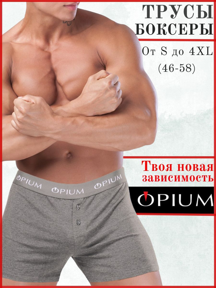 Трусы боксеры OPIUM Нижнее белье, 1 шт #1