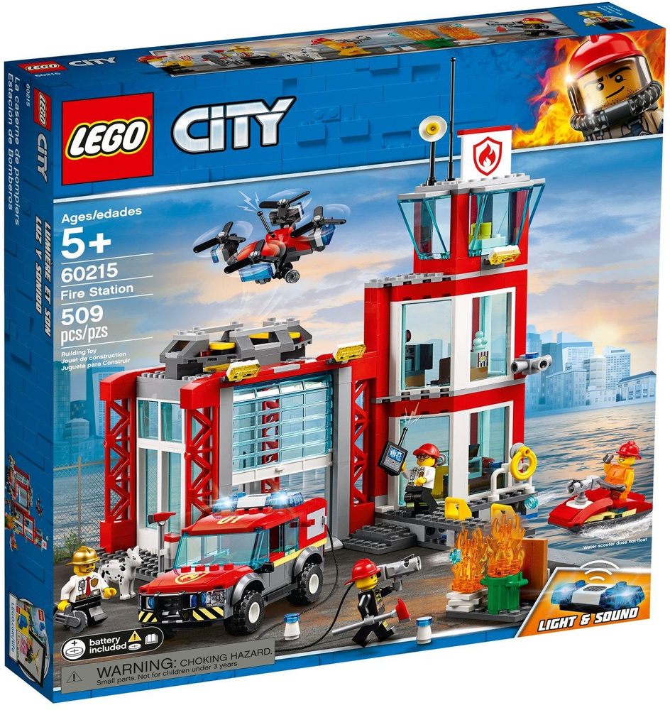 Конструктор LEGO City Пожарное депо 60215. Товар уцененный #1