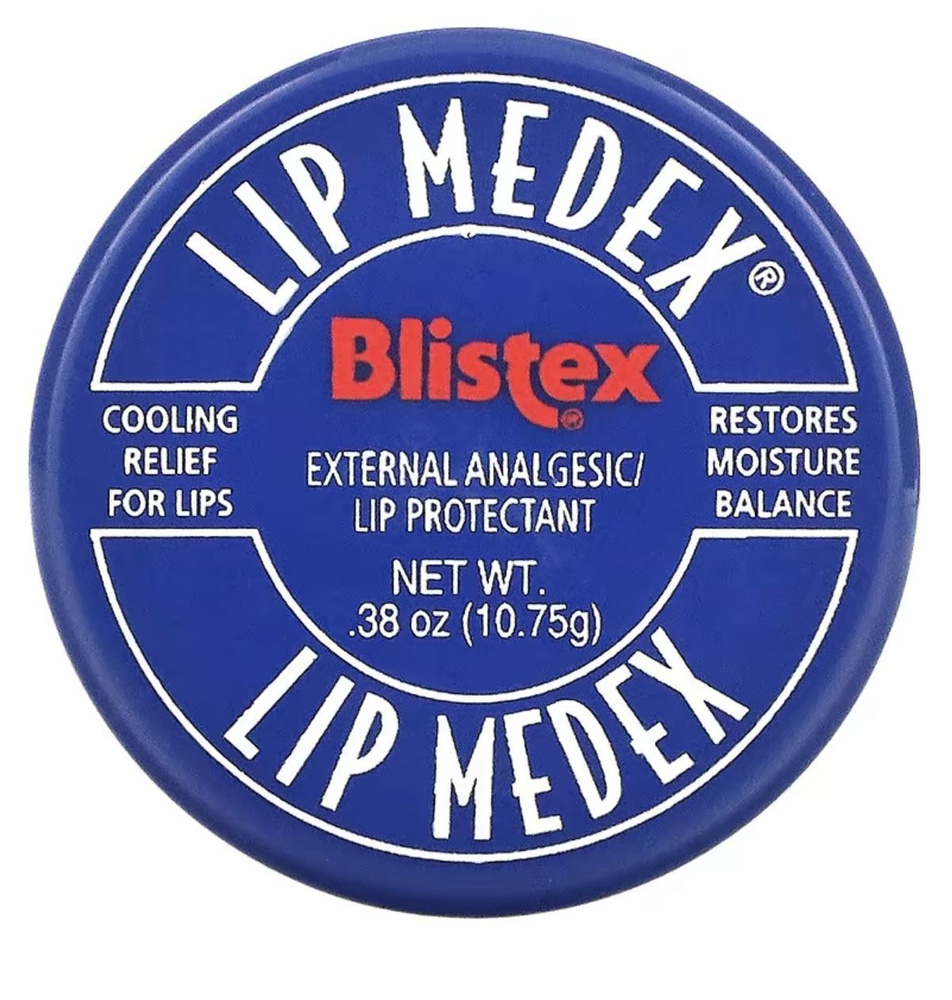 Blistex, Lip Medex, наружное обезболивающее средство для защиты губ, 10,75 г  #1