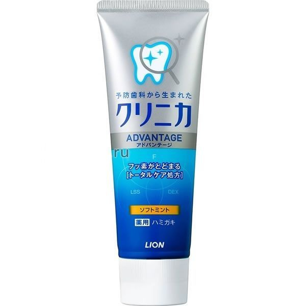 Lion Зубная паста комплексного действия Clinica Advantage Cool mint с мягким мятным вкусом, 130 г  #1