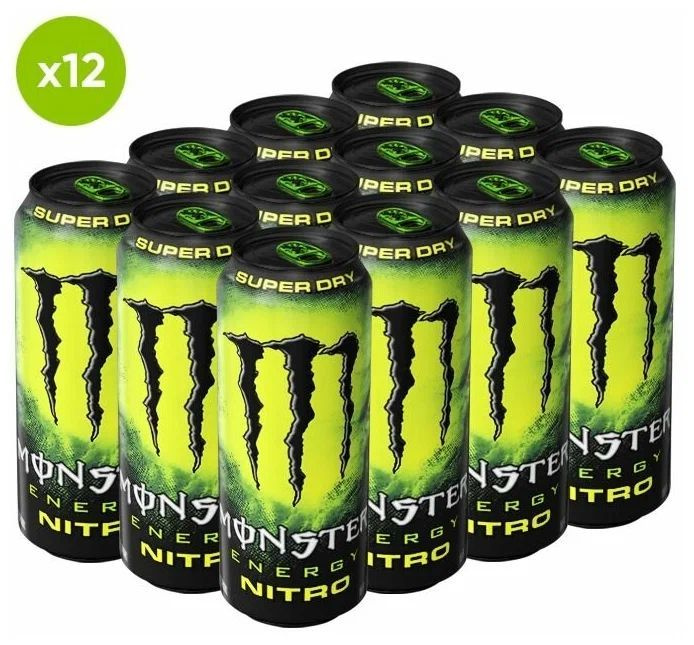 Энергетический напиток Monster Energy Nitro 0.5 л ж/б упаковка 12 штук (Ирландия)  #1