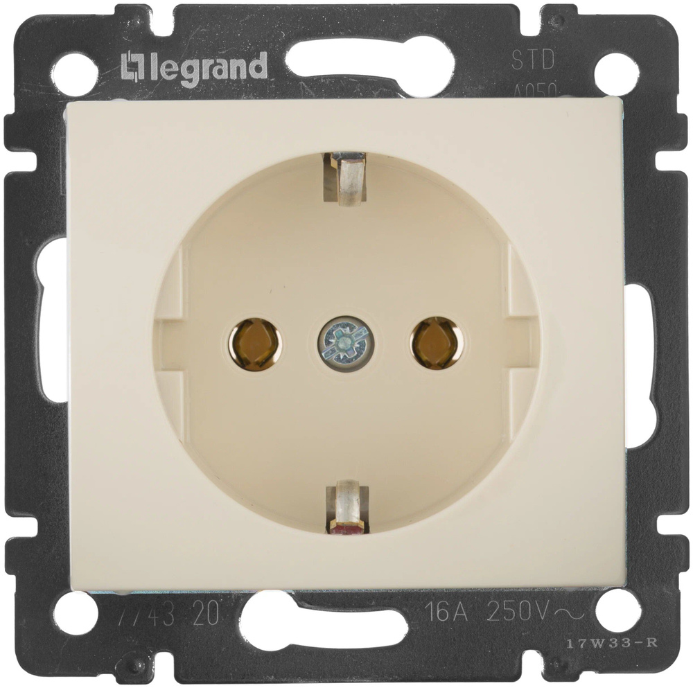 Розетка Legrand 774320 (10 шт.) Valena, 16 А, с заземлением цвет слоновая кость  #1