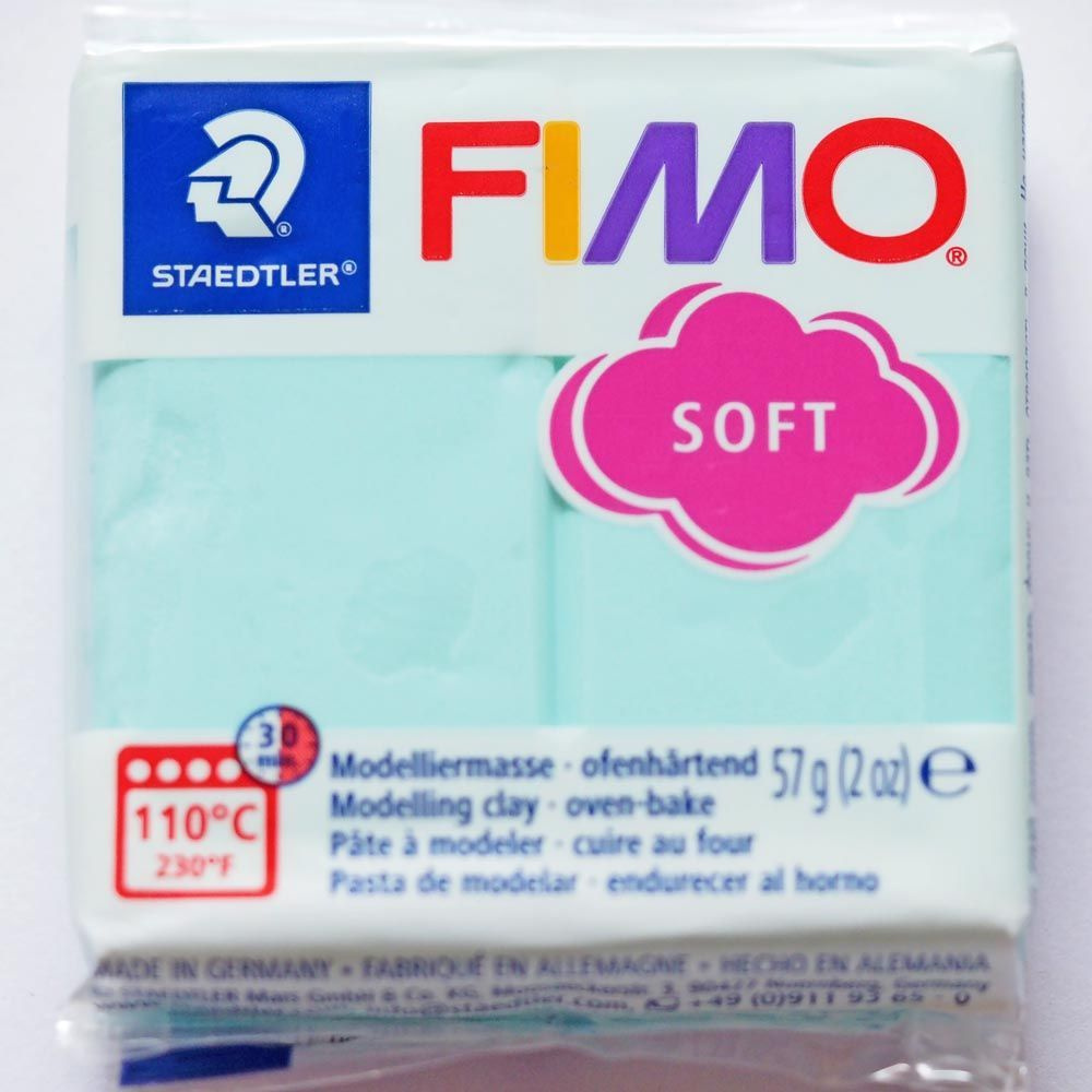 Полимерная глина Fimo Soft 8020-505 мята (mint) 57 г. #1