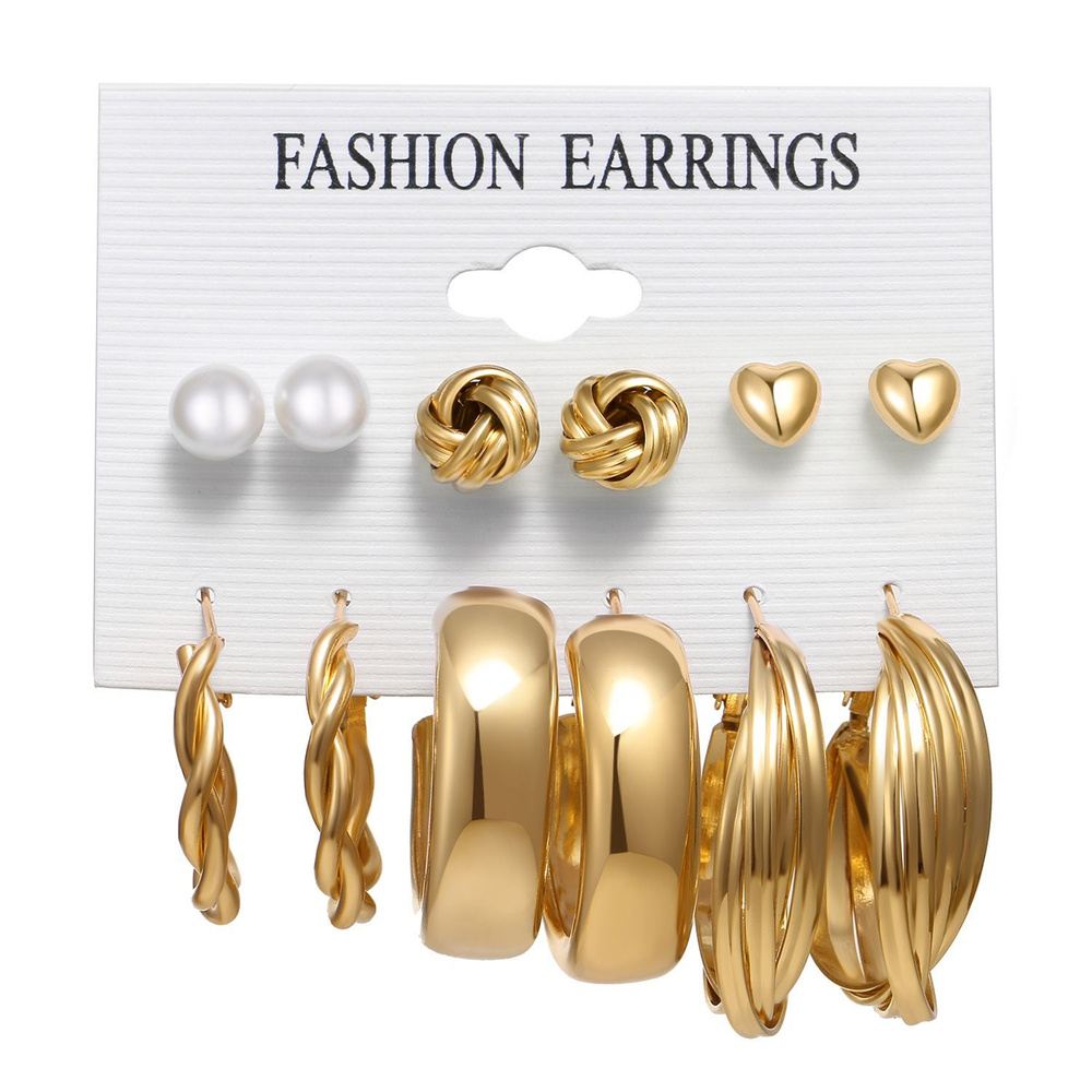 Fashion Earrings Комплект украшений Бижутерный сплав #1