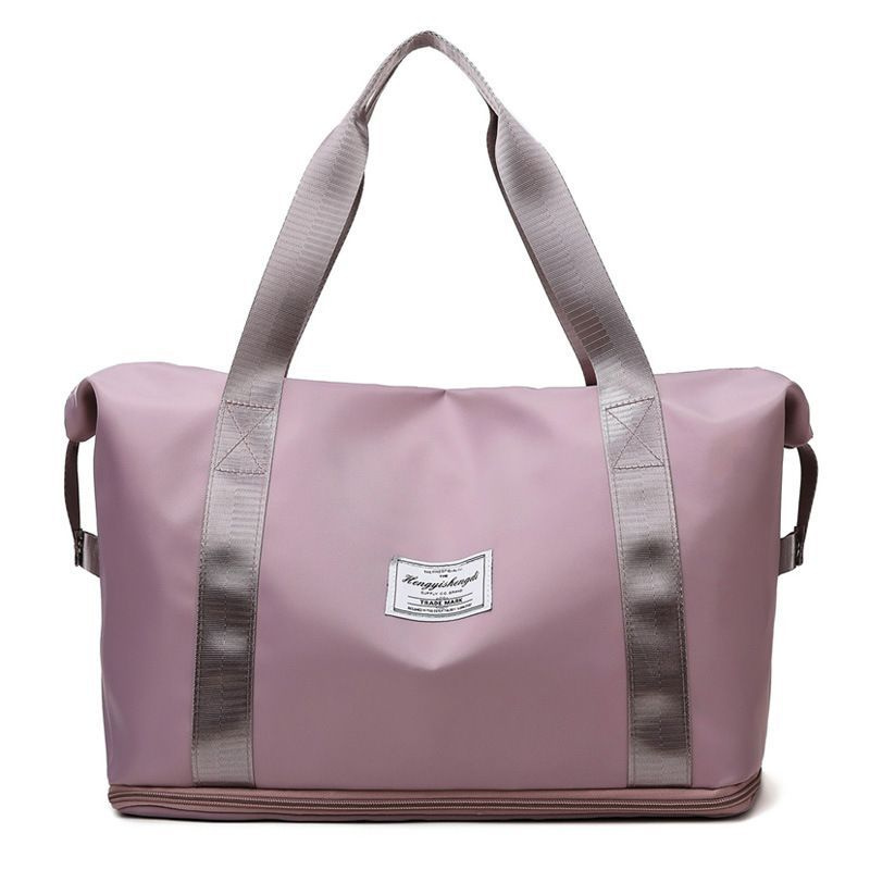 Спортивная сумка дорожная, женская, 28х41х23, розовая #1