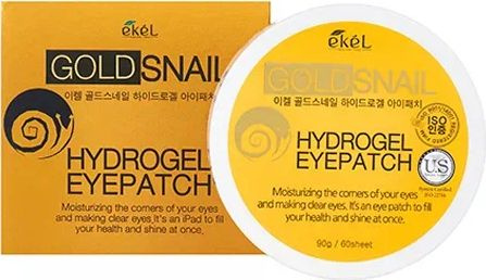EKEL / Экель Hydrogel Eye Patch Gold Snail Патчи для глаз гидрогелевые увлажняющие с муцином улитки и #1