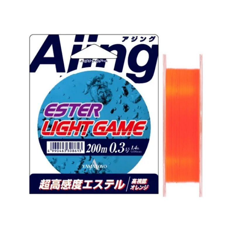 Леска Эстер Yamatoyo Ester Light Game Orange 200 m #0.4 / 0.90 кг / 2 lb #1